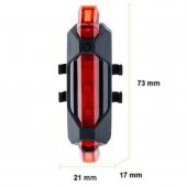 ZhlTools Usb Şarj Edilebilir Bisiklet Led Lamba - 4