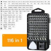 117 Parça Profesyonel Cep Telefonu Tablet Laptop Tamir Seti Tornavida Seti - 1
