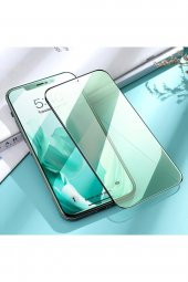 Ally Iphone 12 Pro Max Anti -blue Green Light Göz Korumalı Tempered Full Ekran Koruyucu Siyah - 2