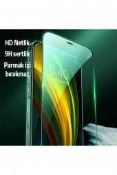 Ally Iphone 12 Pro Max Anti -blue Green Light Göz Korumalı Tempered Full Ekran Koruyucu Siyah - 4