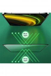 Ally Iphone 12 Pro Max Anti -blue Green Light Göz Korumalı Tempered Full Ekran Koruyucu Siyah - 6