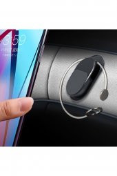 Ally Mıknatıslı Suction Hook 3 Parça Araç ev Kablo Tutucu Toparlayıcı - Siyah - 3