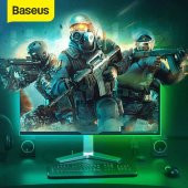 BASEUS Game Light RGB 5050 Esnek Oyuncu Pc LED Şerit Işık 5W1,5 m - 1
