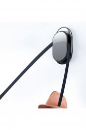Ally Mıknatıslı Suction Hook 3 Parça Araç ev Kablo Tutucu Toparlayıcı - Siyah - 8