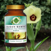 Sudan Bamya Toz Ekstresi 50 gr. Cam Kavanoz - 5