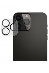 Iphone 13 Pro-13 Pro Max Uyumlu 3d Full Tempered Glass Cam Kamera Koruyucu Şeffaf - 1