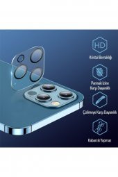 Ally Iphone 12 Pro Max 3d Full Tempered Glass Cam Kamera Koruyucu Şeffaf - 2
