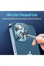 Ally Iphone 12 Pro Max 3d Full Tempered Glass Cam Kamera Koruyucu Şeffaf - 3
