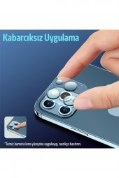 Ally Iphone 12 Pro Max 3d Full Tempered Glass Cam Kamera Koruyucu Şeffaf - 4