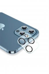 Ally Iphone 12 Pro Max 3d Full Tempered Glass Cam Kamera Koruyucu Şeffaf - 6