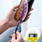 LinkTech K555 2in1 Lightning / Micro USB Şarj Kablosu - 3