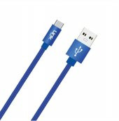 Linktech K552 Safe TYPE-C Örgü Metal Başlı 1Metre Cep Telefonu Şarj/DataKablosu - 1
