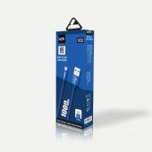 Linktech K552 Safe TYPE-C Örgü Metal Başlı 1Metre Cep Telefonu Şarj/DataKablosu - 2
