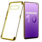 Samsung Galaxy S10 Plus Silikon Renkli Köşe Korumalı Lazer Kılıf - 1