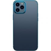 Baseus Glitter iPhone 12 Pro Max Şeffaf Lüx Kılıf Soft Tpu Kılıf Mavi - 1