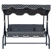 Yekta 3 Kişilik Bahçe Salıncağı Balkon Salıncak 200 cm Karaburun - 3