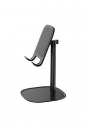 Ally Zm-12 Metal Cep Telefonu Ve Tablet Masaüstü Tutucu Stand Siyah - 1