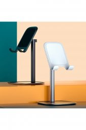 Ally Zm-12 Metal Cep Telefonu Ve Tablet Masaüstü Tutucu Stand Siyah - 2
