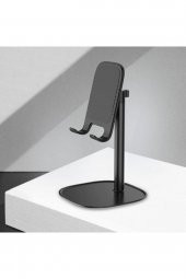 Ally Zm-12 Metal Cep Telefonu Ve Tablet Masaüstü Tutucu Stand Siyah - 3