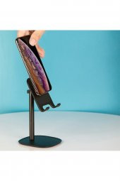 Ally Zm-12 Metal Cep Telefonu Ve Tablet Masaüstü Tutucu Stand Siyah - 6