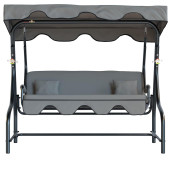 Yekta 3 Kişilik Bahçe Salıncağı Balkon Salıncak 200 cm Gümbet - 2