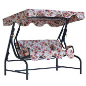 Yekta 3 Kişilik Bahçe Salıncağı Balkon Salıncak 200 cm İngiliz - 2