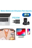 Uslion 20w Usb Qc3.0 Şarj Pd3.0 Hızlı Şarj Aleti Şarj Başlık Beyaz thumbnail 8