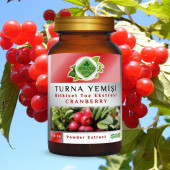 Turna Yemişi (Cran Berry) Toz Ekstresi 100 gr. Cam Kavanoz - 2
