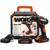 Worx WX101.1 20VOLT/1.5AH. Li-Ion Çift Akülü Şarjlı Matkap - 1
