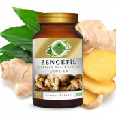 Zencefil Toz Ekstresi (Zingiber Officinale)70 gr Cam Kavanoz - 3