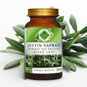 Zeytin Yaprağı Toz Ekstresi ( Olive Leaf Powder Extract)100 gr Cam Kavanoz - 2