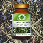 Zeytin Yaprağı Toz Ekstresi ( Olive Leaf Powder Extract)100 gr Cam Kavanoz - 7