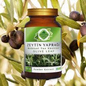 Zeytin Yaprağı Toz Ekstresi ( Olive Leaf Powder Extract)100 gr Cam Kavanoz - 8