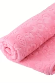 Pembe Bebek Çocuk Battaniyesi, Kabartmalı Yumuşak - 5