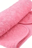 Pembe Bebek Çocuk Battaniyesi, Kabartmalı Yumuşak - 4