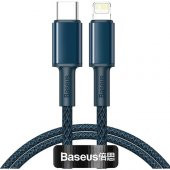 Baseus High Density Braided 20W Type-C To iPhone Lightning Hızlı Şarj ve Data Kablosu 1m - 1