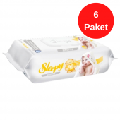 Sleepy Sensitive Hassas Ciltlere Özel Islak Bebek Havlusu (6 Paket = 540 Yaprak) - 1