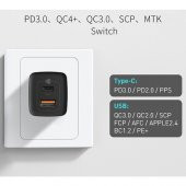 Baseus Gan2 Lite 65W Hızlı Şarj Aleti PD Quick Charging CCGAN2L-B01 - 4