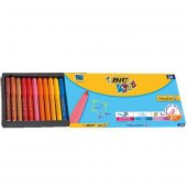 Bic Keçeli Boya Kalemi Visa Jumbo Yıkanabilir 24 Renk 965209 - 1