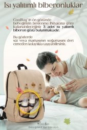 Kiwi CoolBag Anne Bebek Sırt Bakım Çantası Antrasit - 3