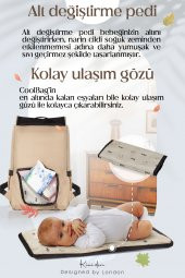 Kiwi CoolBag Anne Bebek Sırt Bakım Çantası Antrasit - 4