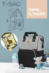 Kiwi T-Bag Anne Bebek Sırt Bakım Çantası Mavi - 3