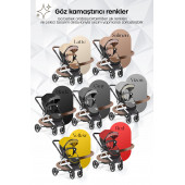 KİWİ GO TRAVEL SİSTEM BEBEK ARABASI GRİ - 5