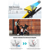 KİWİ GO TRAVEL SİSTEM BEBEK ARABASI GRİ - 11