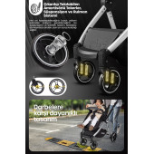 KİWİ GO TRAVEL SİSTEM BEBEK ARABASI KIRMIZI - 2