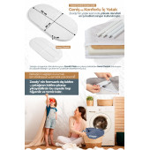 Kiwi Zoody 3 in 1 Bebek Beşiği, Oyun Parkı ve Park Yatak Latte - 6