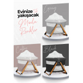 Kiwi Zoody 3 in 1 Bebek Beşiği, Oyun Parkı ve Park Yatak Latte - 10