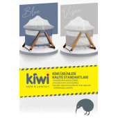 Kiwi Zoody 3 in 1 Bebek Beşiği, Oyun Parkı ve Park Yatak Latte - 11