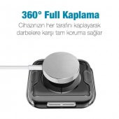 Ally Apple Watch Uyumlu 7 45MM 360 Koruma Ultra Slim Silikon Kılıf - 2