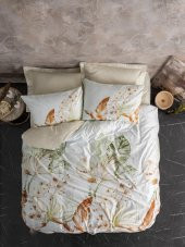 Cotton Box Çift Kişilik Saten Nevresim Takımı Luster Bej - 1